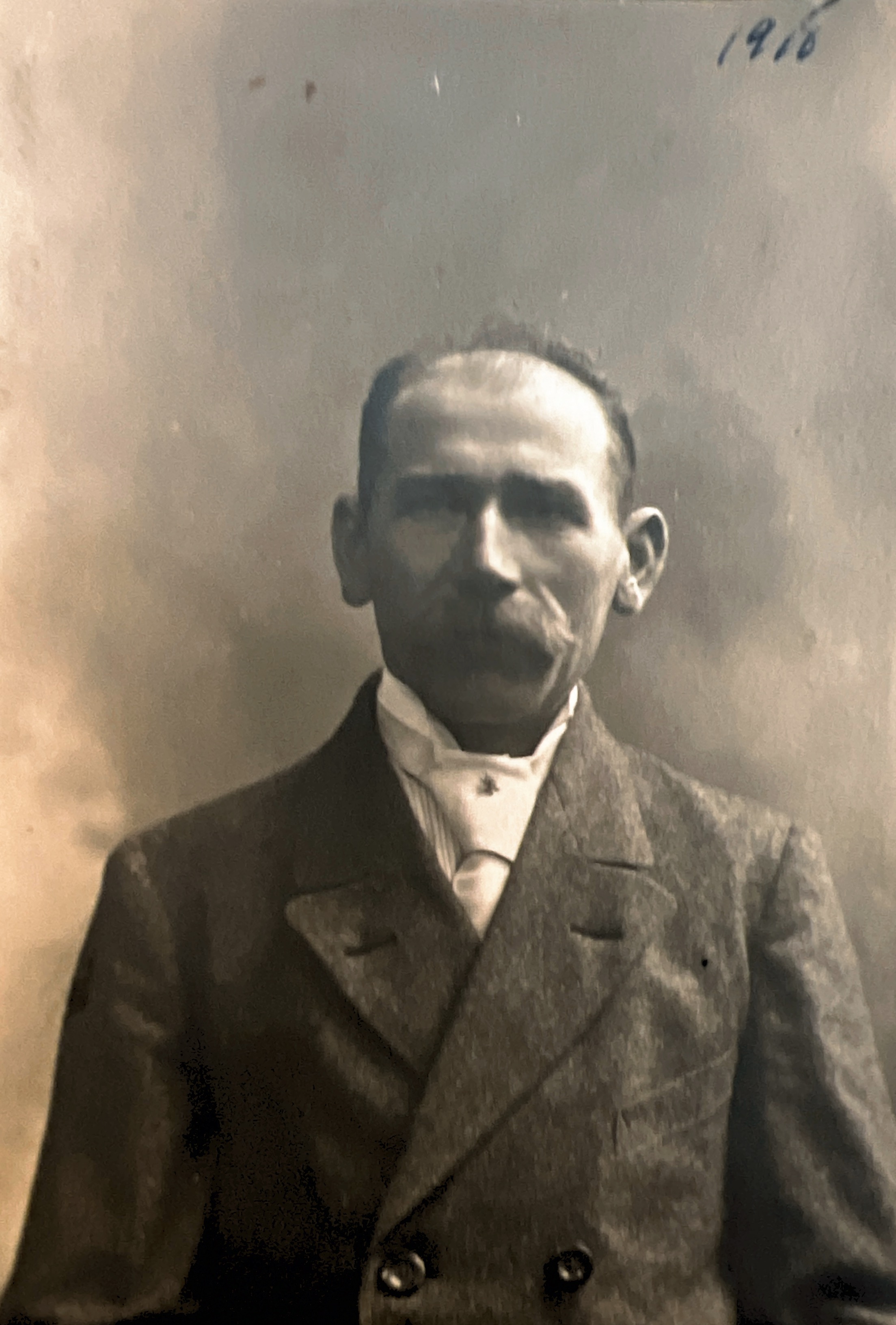 Grandpa Edward Nelson’s father Nils Johansen. Dated 1918.